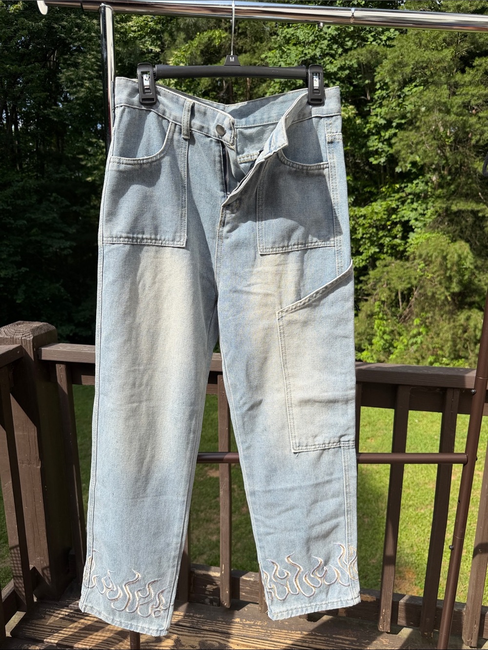 Wide leg Flame Jeans
